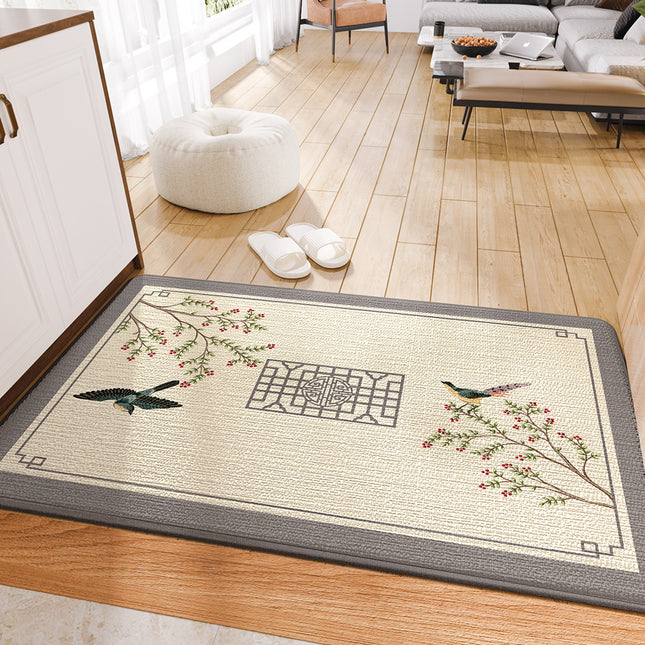 Entryway rug dustproof indoor door mats for entryway, welcome front door mat for outdoor - household water-absorbent non-slip doormat