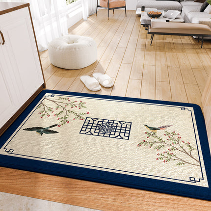 Entryway rug dustproof indoor door mats for entryway, welcome front door mat for outdoor - household water-absorbent non-slip doormat