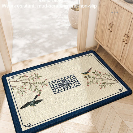 Entryway rug dustproof indoor door mats for entryway, welcome front door mat for outdoor - household water-absorbent non-slip doormat