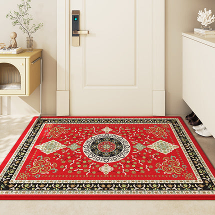 Outdoor mats for front door sand scraping doormat - Kerney velvet entrance rug absorbent floor mats non-slip door mat