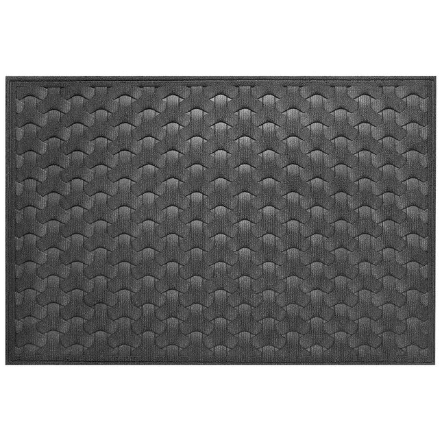 Door mat Outdoor rug Polyester fiber absorbent floor mats entryway rug anti-slip doormat Scraping mud dust removal rubber mat