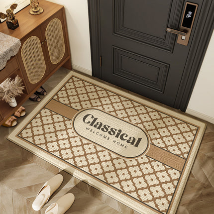 Haustürmatte, Außeneingangsteppich, Staubentfernungs-Fußmatten für Zuhause – moderne Fußmatte im minimalistischen Stil, verschleißfeste, schmutzige Teppich-Anti-Rutsch-Fußmatte