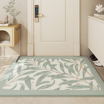 Tapis d'entrée de luxe léger, tapis de porte d'intérieur, tapis de sol dépoussiérant pour la maison, paillasson absorbant et antidérapant