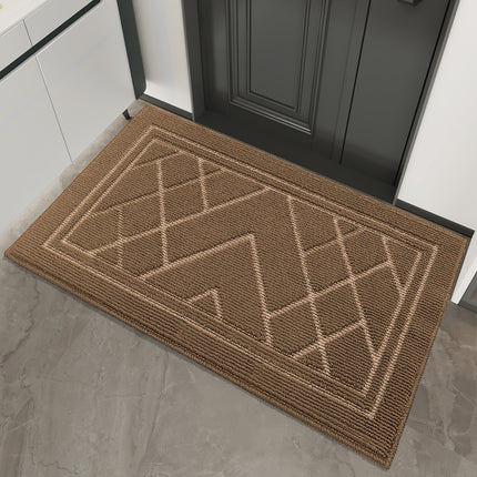 Outdoor Doormats, Modern Geometric Door Mat Entryway Rug Entry Dusting Floor Mats for Home, Waterproof Non-Slip Door Mat Indoor Door Mats