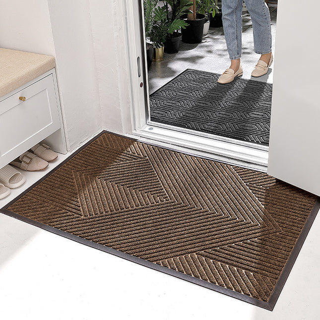 Indoor Door Mat,Non-slip Doormat Absorbent Dirt Resistant Indoor Door Mats for Entryway, Durable and Washable Floor Mats for Home