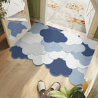 Blaue Horizontale