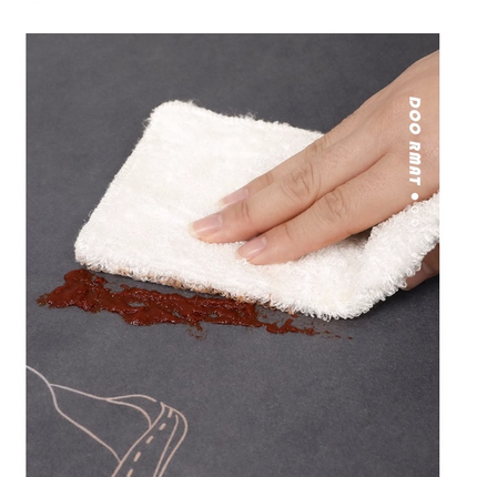 Outdoor mats for front door pvc leather entry floor mats, entrance doorway doormat - non-slip front door mat cuttable