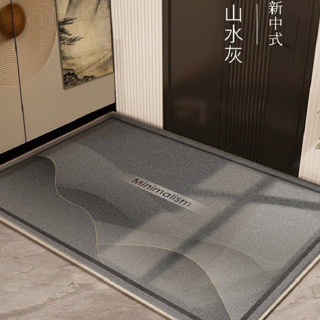 Door Mat for Indoor Outdoor Loop Fleece Entrance Doormat Washable Floor Mats Entryway Rug