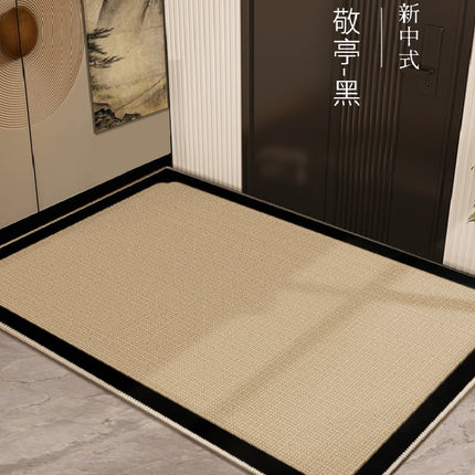 Tapis de porte pour intérieur et extérieur, paillasson d'entrée en polaire, tapis de sol lavable, tapis de porte d'entrée