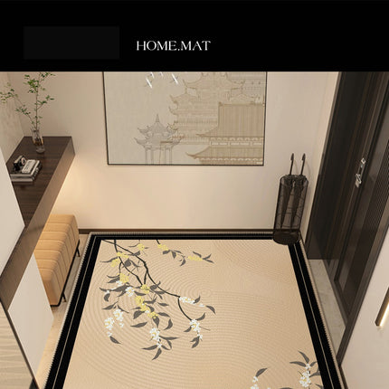 Tapis de porte pour intérieur et extérieur, paillasson d'entrée en polaire, tapis de sol lavable, tapis de porte d'entrée