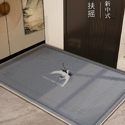 Tapis de porte pour intérieur et extérieur, paillasson d'entrée en polaire, tapis de sol lavable, tapis de porte d'entrée