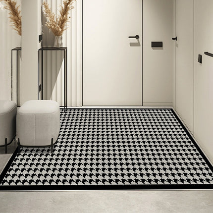 Tapis de sol en cuir PVC tapis de porte d'entrée tapis de porte intérieur imperméable pour entrée paillasson antidérapant tapis d'entrée de hall d'entrée