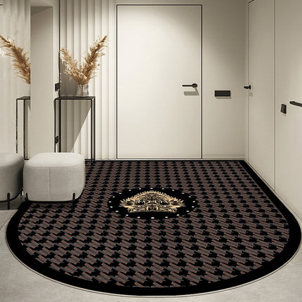 Tapis de sol en cuir PVC tapis de porte d'entrée tapis de porte intérieur imperméable pour entrée paillasson antidérapant tapis d'entrée de hall d'entrée
