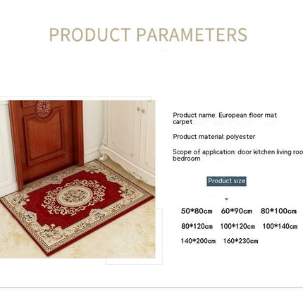 Outdoor Door Mat European Fashion Entryway Rug Entrance Doormat Welcome Mat for Home Shoe Shine Mat Floor Mats