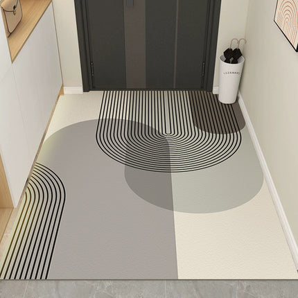 Tapis de porte tapis de porte d'intérieur tapis d'entrée - paillasson lavable tapis de sol essuyable résistant aux taches tapis de porte avant antidérapant