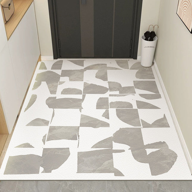 Door mat indoor door mats entryway rug - washable doormat Floor mats wipeable stain resistant non-slip front door mat outdoor entrance