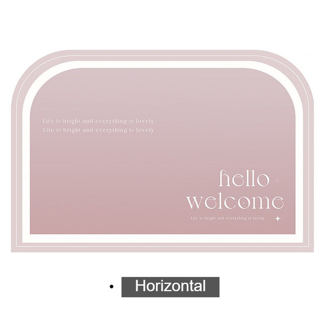 Indoor door mats entryway rug floor mats, kitchen non-slip doormat, pvc easy to wipe household front door mat