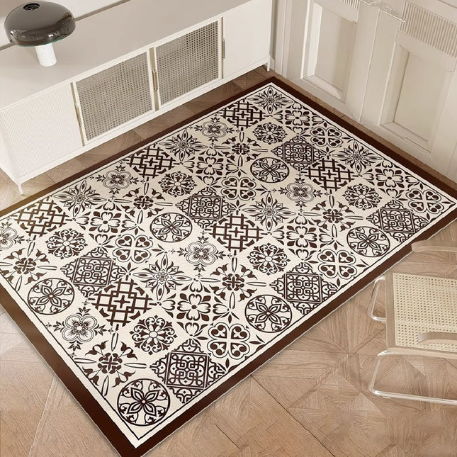 Indoor Outdoor Door Mat Front Door Mat Entryway Rug PVC Non-Slip Dirt Resistant Entrance Floor Mats