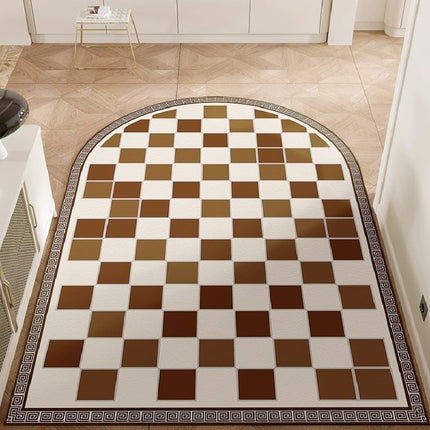 Indoor Outdoor Door Mat Front Door Mat PVC Non-Slip Dirt Resistant Entrance Floor Mats Front and Back Floor Mat