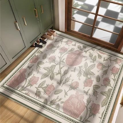 Indoor Outdoor Door Mat Front Door Mat Entryway Rug PVC Non-Slip Dirt Resistant Floor Mats Front and Back Floor Mat