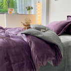 Dark purple+light gray
