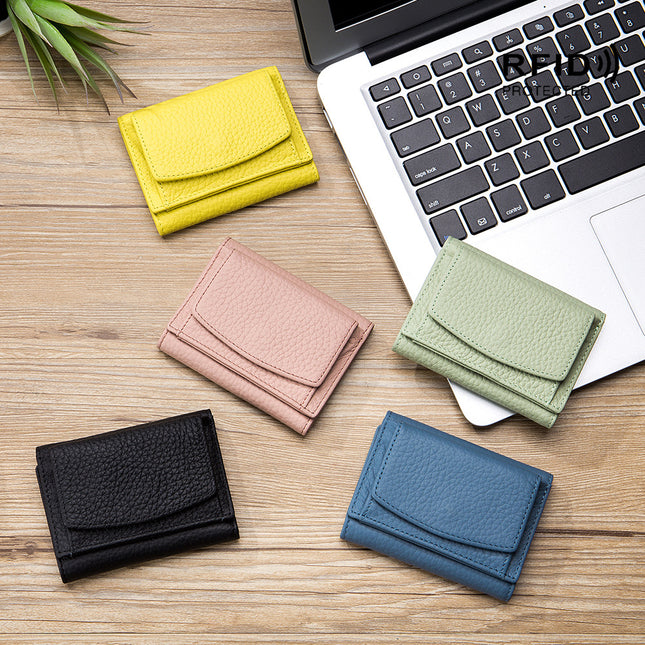 Women's Small Wallet Card Holder Wallet Coin Purse Slim Credit Card Holder, Foldable Short Wallet Coin Pouch
