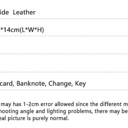 Men's wallet, RFID genuine leather wallet wallet wallet, double fold ultra-thin multi slot wallet, short men's wallet