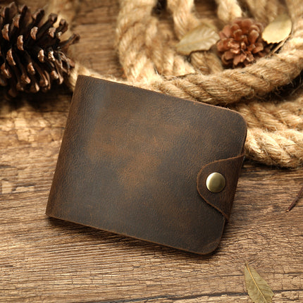 Mode Vintage Crazy Horse portefeuille en cuir véritable portefeuille pour hommes décontracté longue pince à billets en cuir sac à monnaie longue pochette