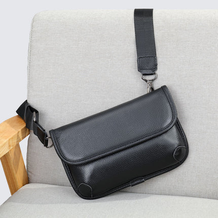 Herren Umhängetasche Mode Flap Reisetasche Business Kleine Herrentasche, Vintage Schulter Umhängetasche Herren Ledertasche