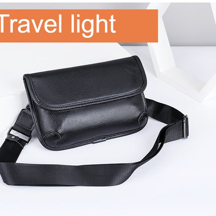 Herren Umhängetasche Mode Flap Reisetasche Business Kleine Herrentasche, Vintage Schulter Umhängetasche Herren Ledertasche