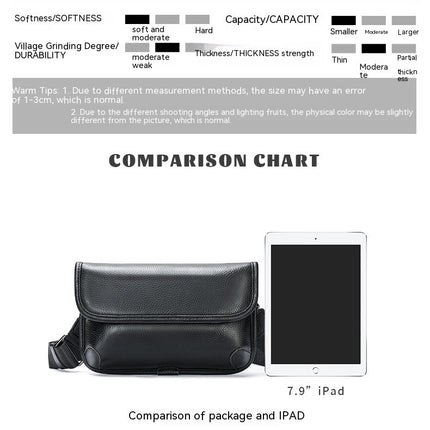 Herren Umhängetasche Mode Flap Reisetasche Business Kleine Herrentasche, Vintage Schulter Umhängetasche Herren Ledertasche