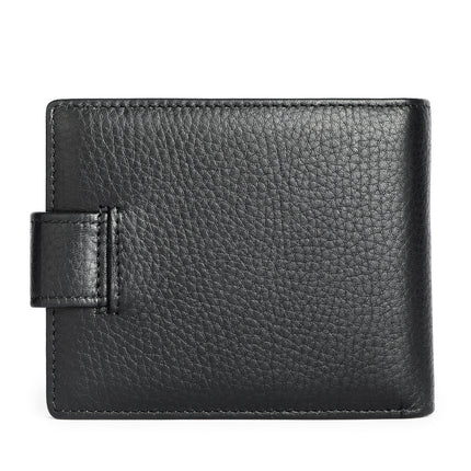 Wallets Men Anti-Theft RFID Blocking Bifold Leather Wallet Head Layer Cowhide Wallet Money Cards Coin Organiser Purse For Men