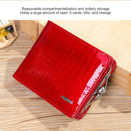 Womens Wallet Small Ladies Compact Bifold Leather Vintage Coin Purse With Cash Pocket Card Holder Coin Pouch