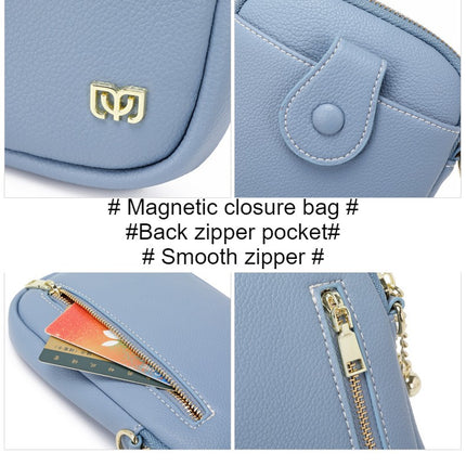 Petit sac à bandoulière pour femmes, portefeuille pour téléphone portable, mini sac à bandoulière, portefeuille à fermeture éclair, petite centaine fraîche avec petit sac
