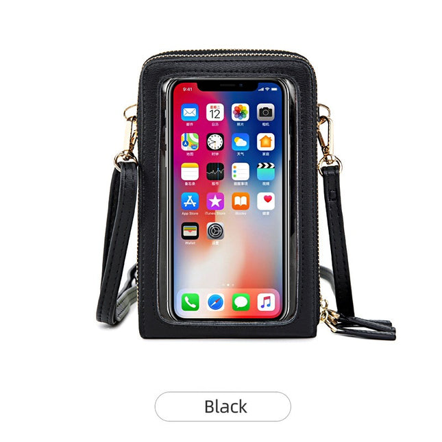 Multifunctional touch screen cell phone bag women crossbody bag cell phone bag fashion large capacity small bag