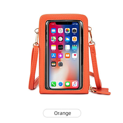 Multifunctional touch screen cell phone bag women crossbody bag cell phone bag fashion large capacity small bag