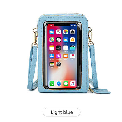 Multifunctional touch screen cell phone bag women crossbody bag cell phone bag fashion large capacity small bag