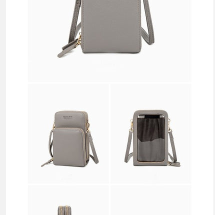 Multifunctional touch screen cell phone bag women crossbody bag cell phone bag fashion large capacity small bag