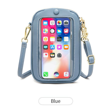 Touch Screen Small Bag Women Mini Shoulder Crossbody Bag Women Bag Touch Screen Mobile Phone Bag Female