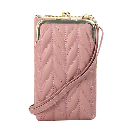 Cell Phone Wallet PU Leather Crossbody Small Shoulder Bag Handbag Clutch Bag Cell Phone Bag, Women's Wallet