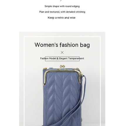 Cell Phone Wallet PU Leather Crossbody Small Shoulder Bag Handbag Clutch Bag Cell Phone Bag, Women's Wallet
