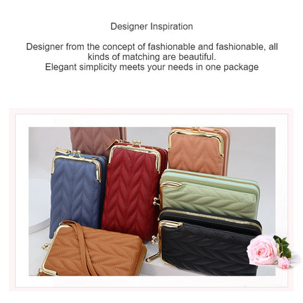 Cell Phone Wallet PU Leather Crossbody Small Shoulder Bag Handbag Clutch Bag Cell Phone Bag, Women's Wallet