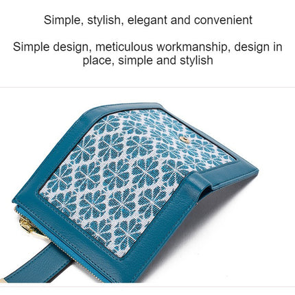 Women's Wallet Small Bifold Leather Short Women's Wallet with Zipper Coin Purse Card Cash Holder with ID Windows