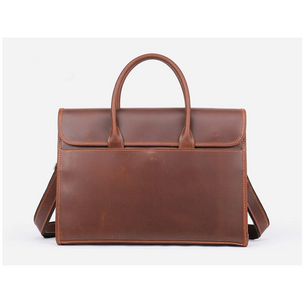 Men's Genuine Leather Bag Computer Bag Large Capacity Handbag Business Bbriefcase Men's Bag
