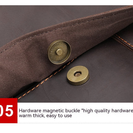 Men's Genuine Leather Bag Computer Bag Large Capacity Handbag Business Bbriefcase Men's Bag