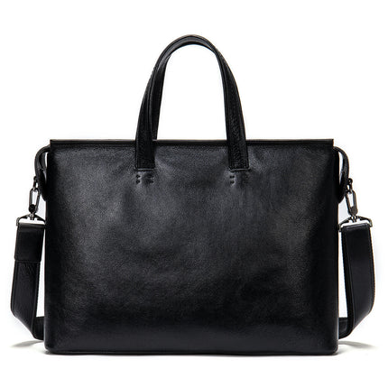 Men's Business Briefcase Large Capacity Computer Bag Men's Shoulder Crossbody Bag Handbag