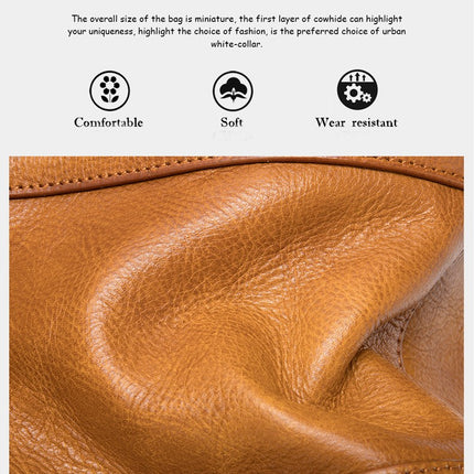 Genuine Leather Briefcases for Men Messenger Bag for Men Computer Bag Retro Waterproof Handbag
