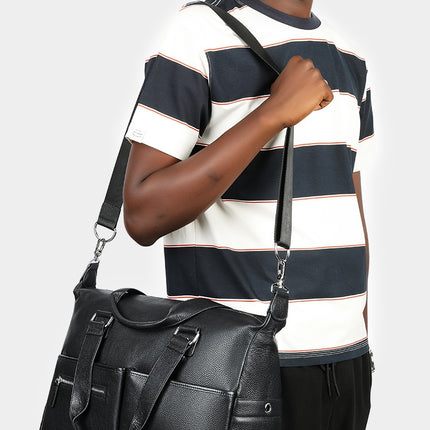 Echtes Leder Aktentasche Laptoptasche Messenger Schulterhandtasche Männer und Frauen