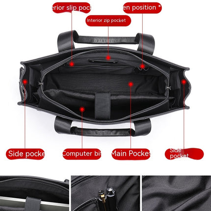 Sac pour hommes en cuir véritable sac à bandoulière en peau de vache sac à main porte-documents de grande capacité sac d'ordinateur