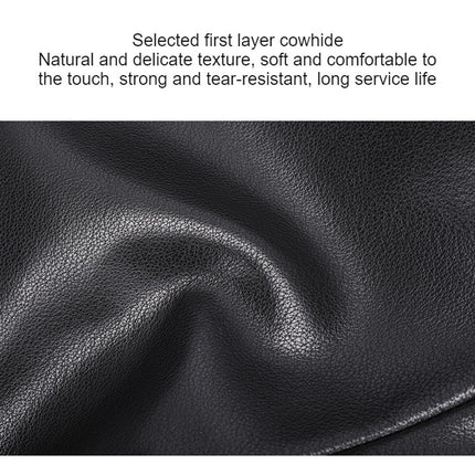 Sac pour hommes en cuir véritable sac à bandoulière en peau de vache sac à main porte-documents de grande capacité sac d'ordinateur